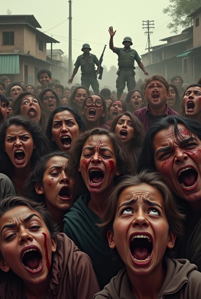 India 🇮🇳killing Bangladeshi people 🇧🇩 , men Women child are crying 