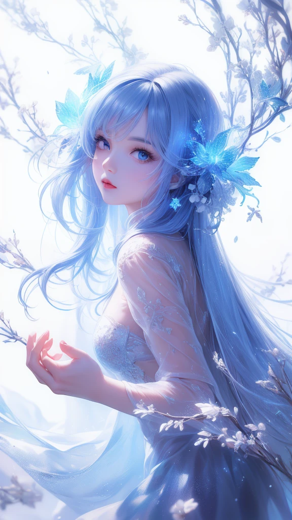 ((masterpiece)), (((best quality))), ((ultra-detailed)), ((illustration)),[realism light effect],shadow,(Fantasy style),(white background:1.6), simple background, (earth theme),(a cloak)[(hair focus,((1girl)),[(big slime hair): (cloud hair):0.3], (hair on background),(high saturation),(hair surrounded by galaxy splashes),)):((her hair is becoming galaxy clouds,:1.27628), (hair and clothes is galaxy clouds and cluster of stars:1.1025),(a cloak is becoming galaxy clouds)