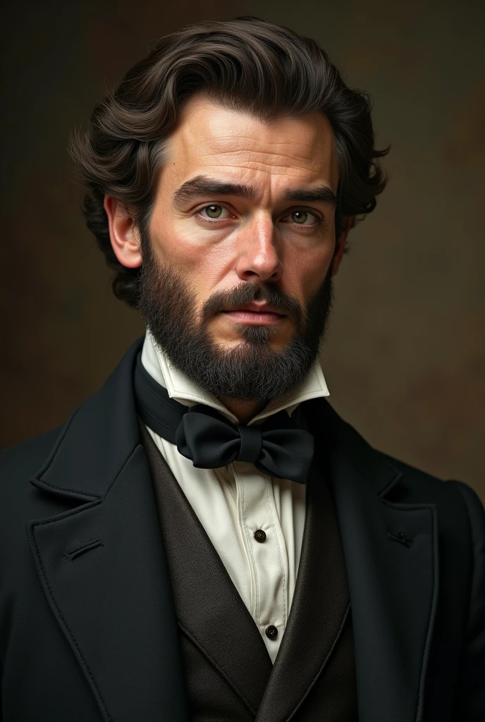 Realistic photos of men in the past