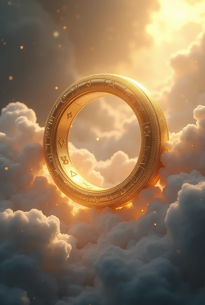 Zodiac golden ring clouds