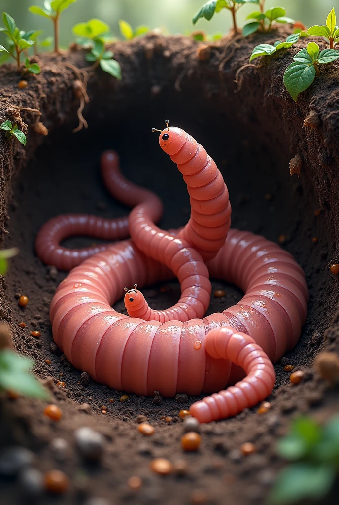 Can you generate earthworm images