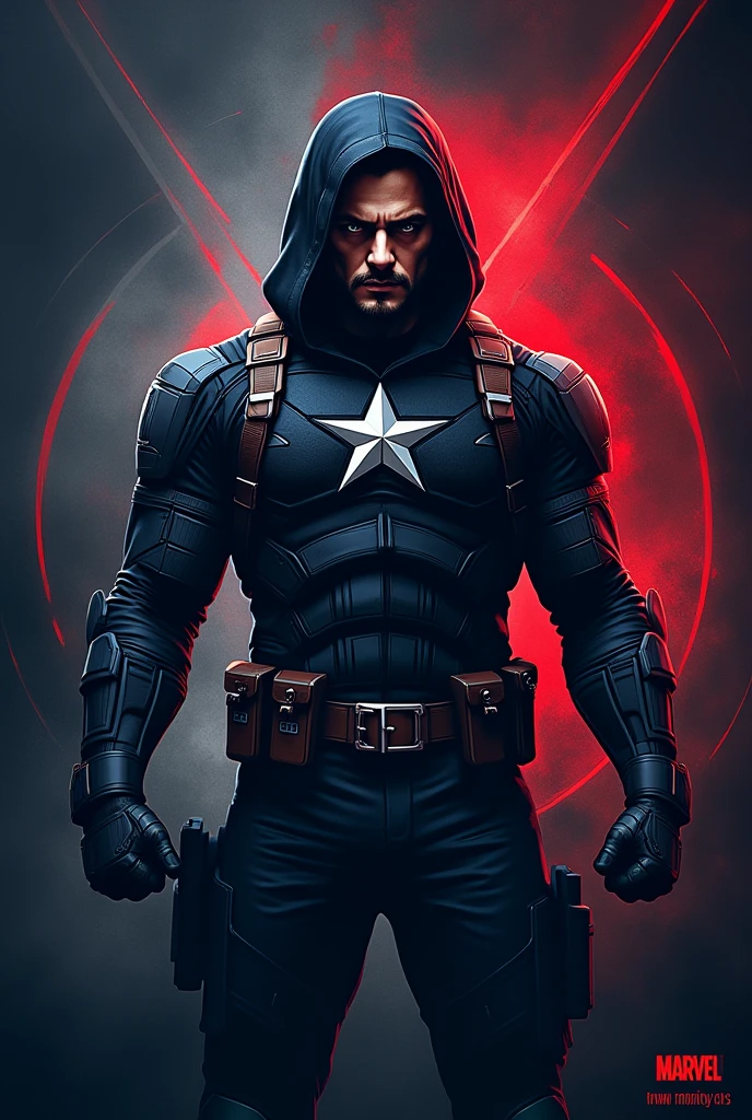 Logo, marvel, Bucky Barnes, winter soldier, Superhero, name on top Daviko