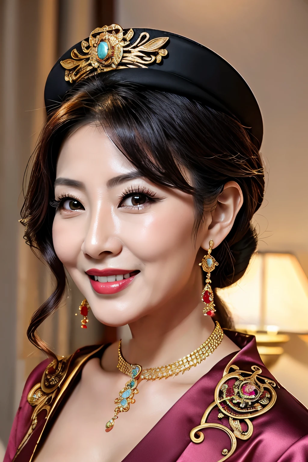 7 mom milf Korean, Lady large earring Big choker navel piercing decoration A bracelet realisitic Gorgeous Madame Beautiful Mature Woman sexly Smile Gentle woman navel piercing 4K High quality Gorgeous Madame Beautiful Mature Woman Innerwear