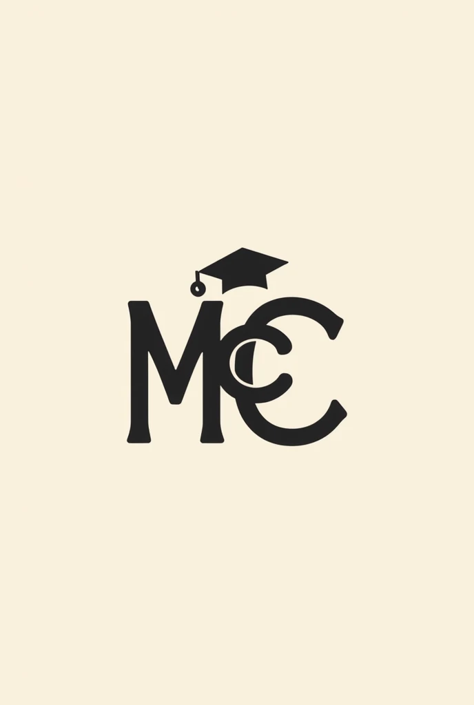 A logo where the M goes hand in hand with the C More friends But let the M be in black letters With a cap on the M