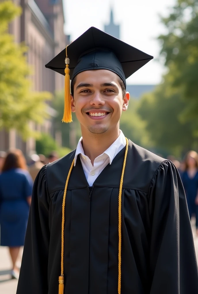 A person who graduated with a college degree 