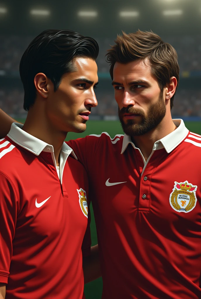 Cristiano Ronaldo and mr best looking forward