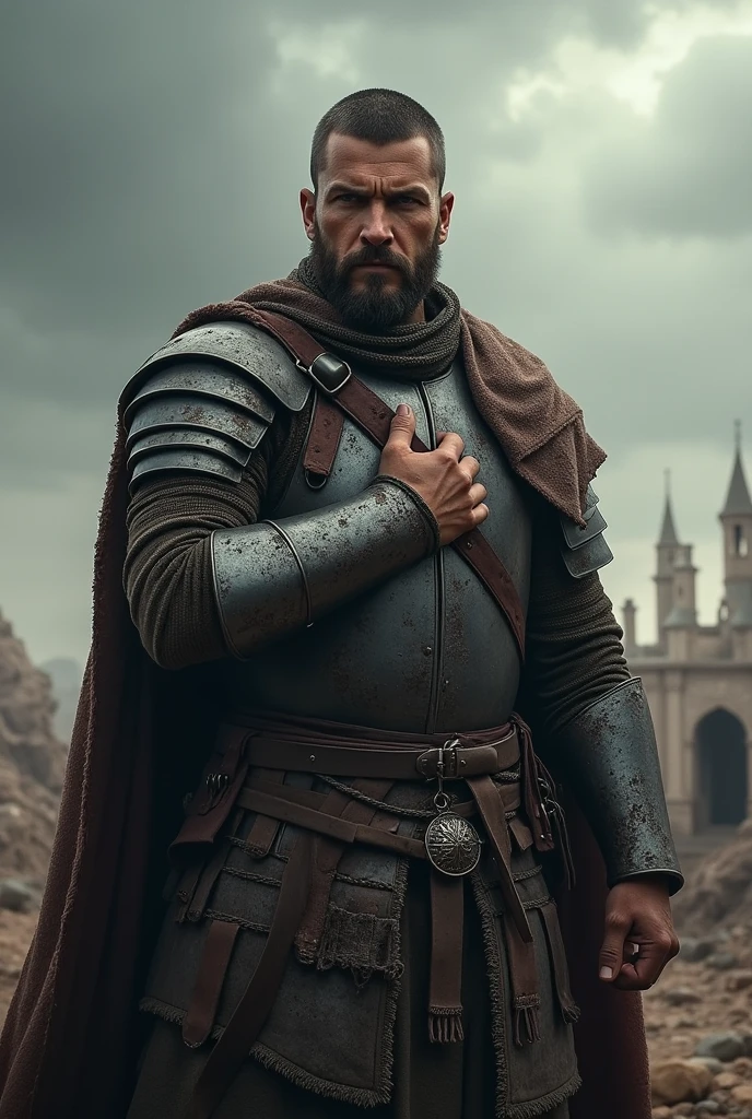 Fist on chest which gives a faithful warrior wives