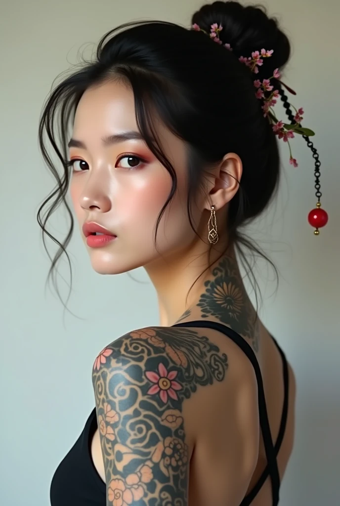 ￼ Chinese tattoo girl 