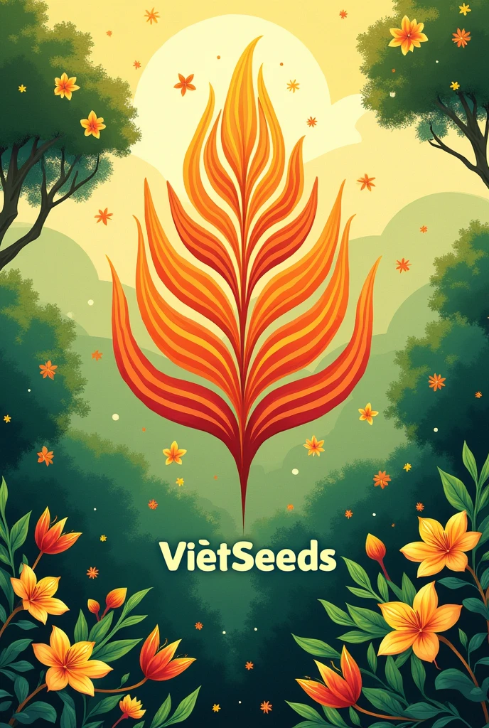 draw a picture of vietseeds attach slogan