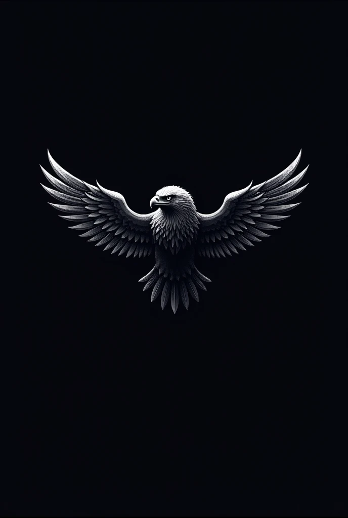 Create a logo based on the name Dark Gym focused on a clothing brand , similar to gymshark wing but with an eagle (the part of the head in profile)