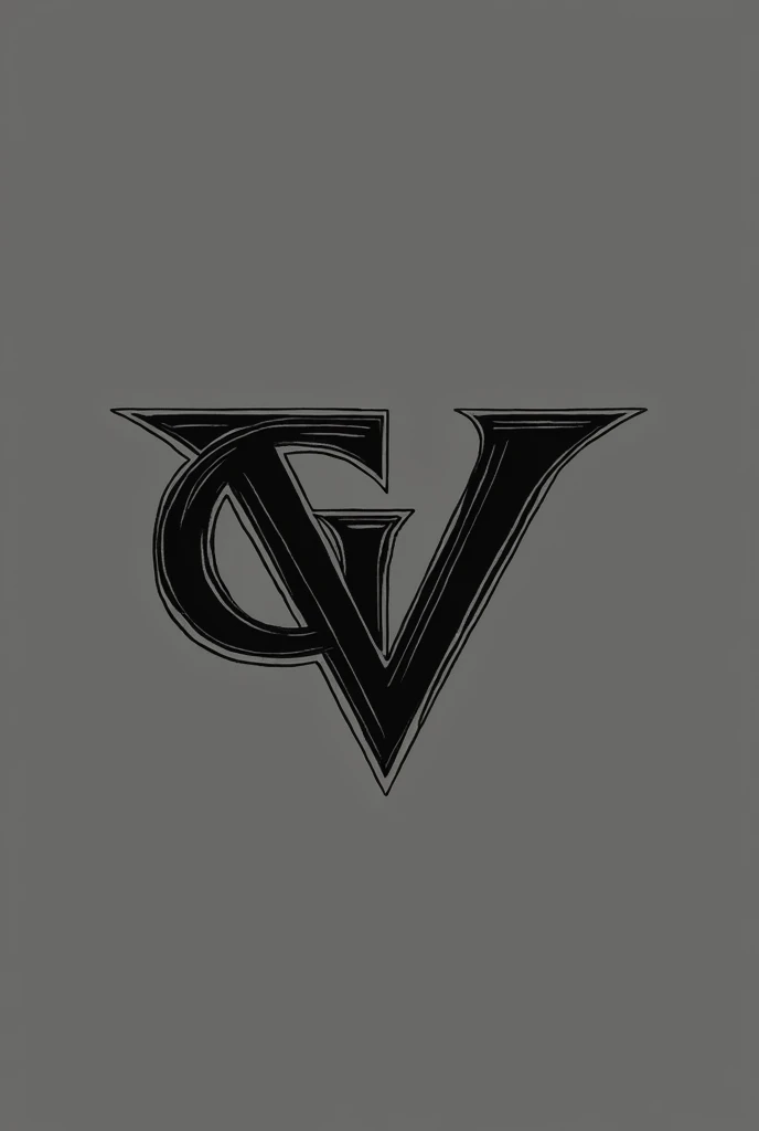 Logo for a clothing and cap brand that has the letters G and V


