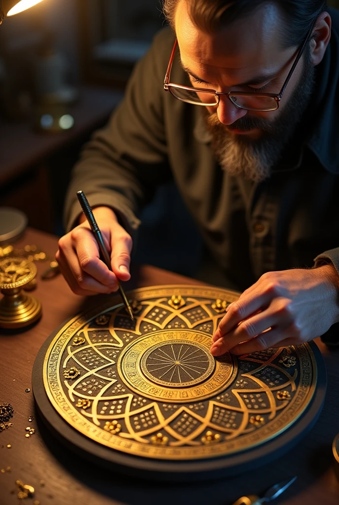 Goldsmith in curcle design