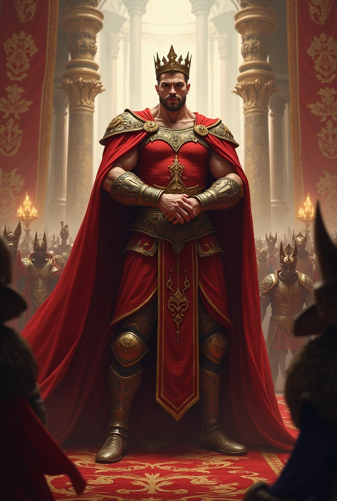 One king with his kingdom and that king with good body structure