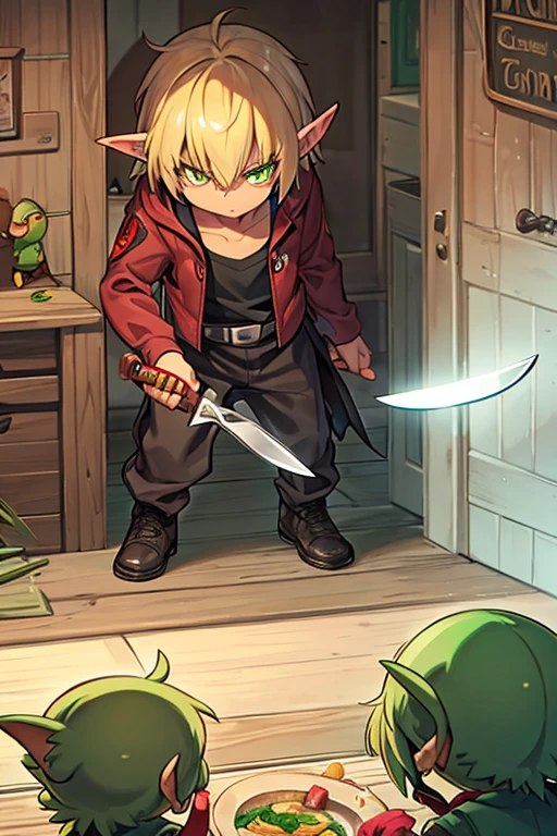 Goblin with a knife