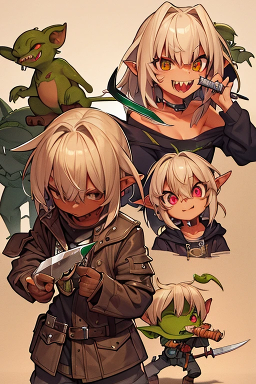 Goblin with a knife