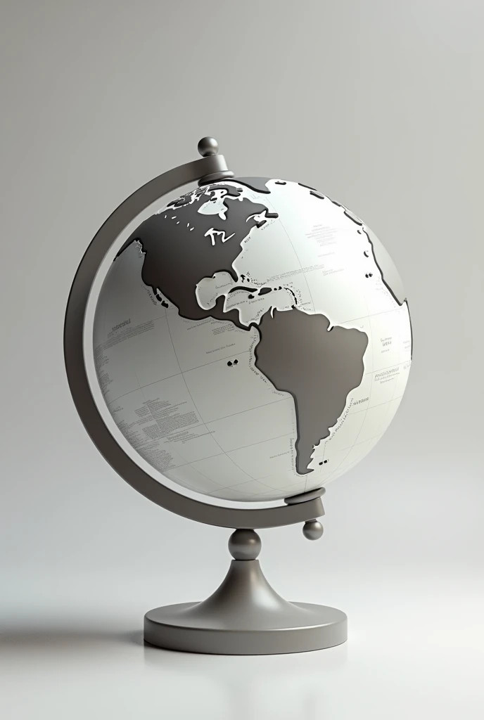 Globe, without stand, stylish, usable for logo designing