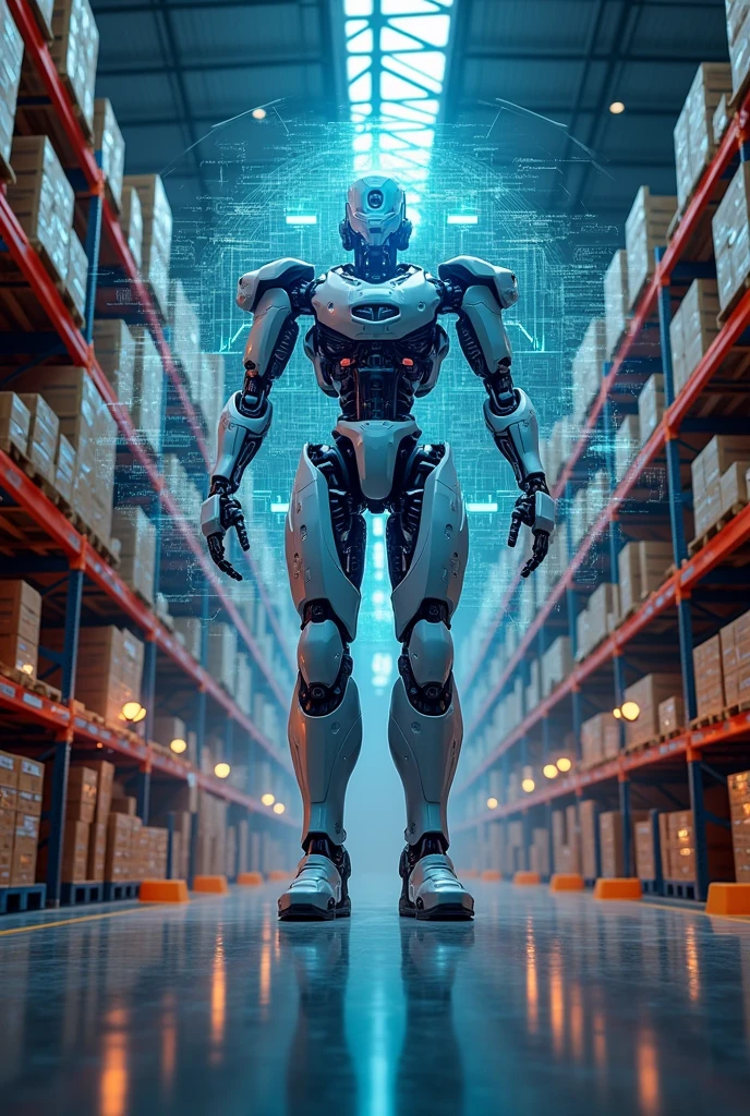An image of the artificial intelligence and adaptive learning that a warehouse company should have 