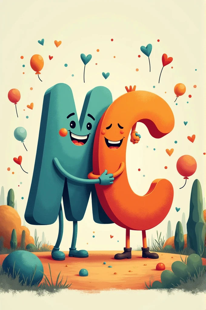 Let the letter M and C be friends