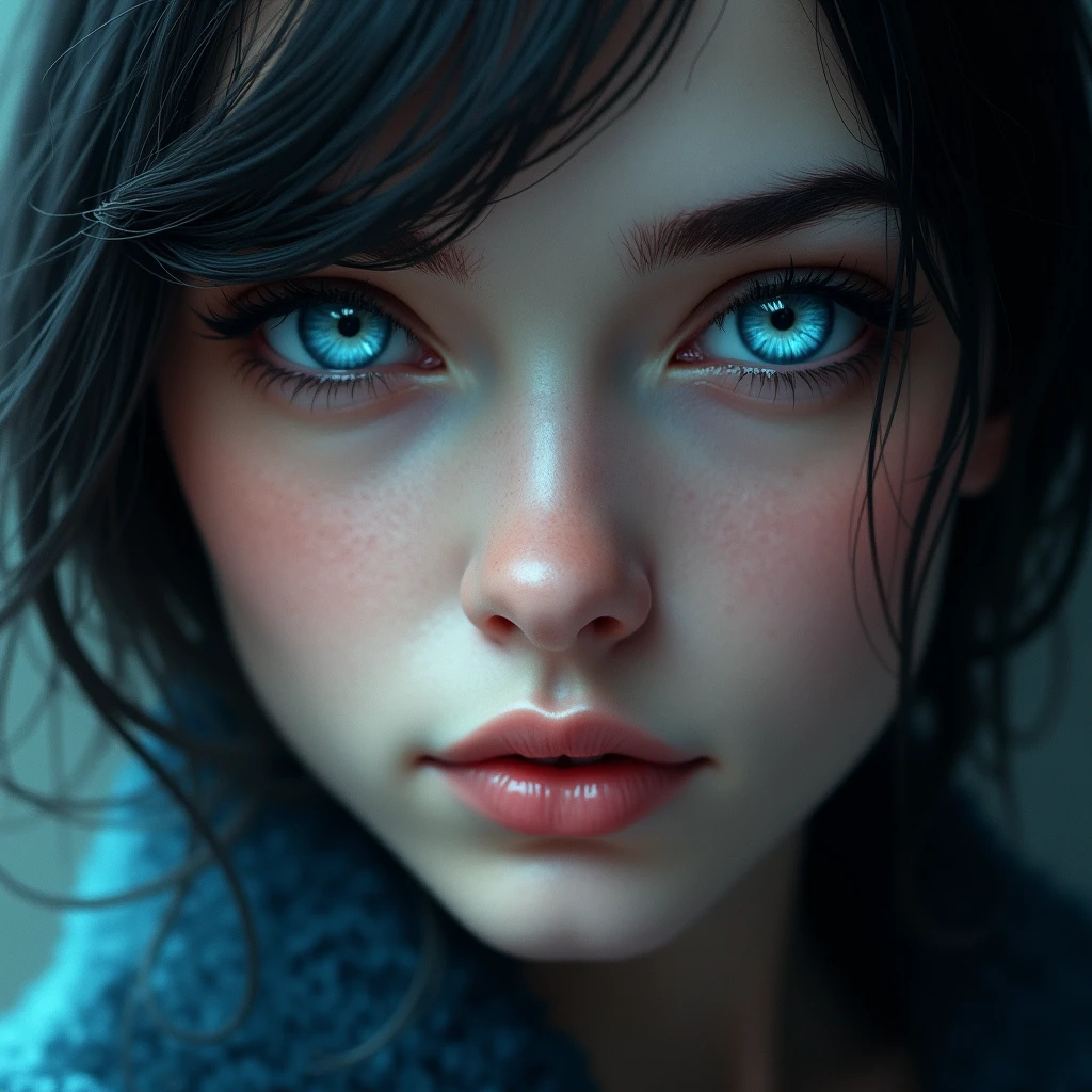 blue eyes