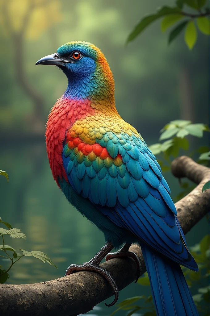 Draw a image beautiful bird