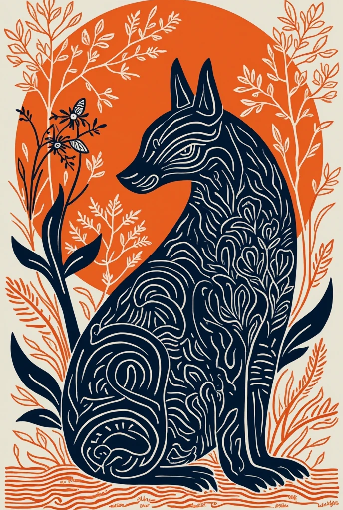 Make me a EASY TO DRAW BATIK DESIGN
