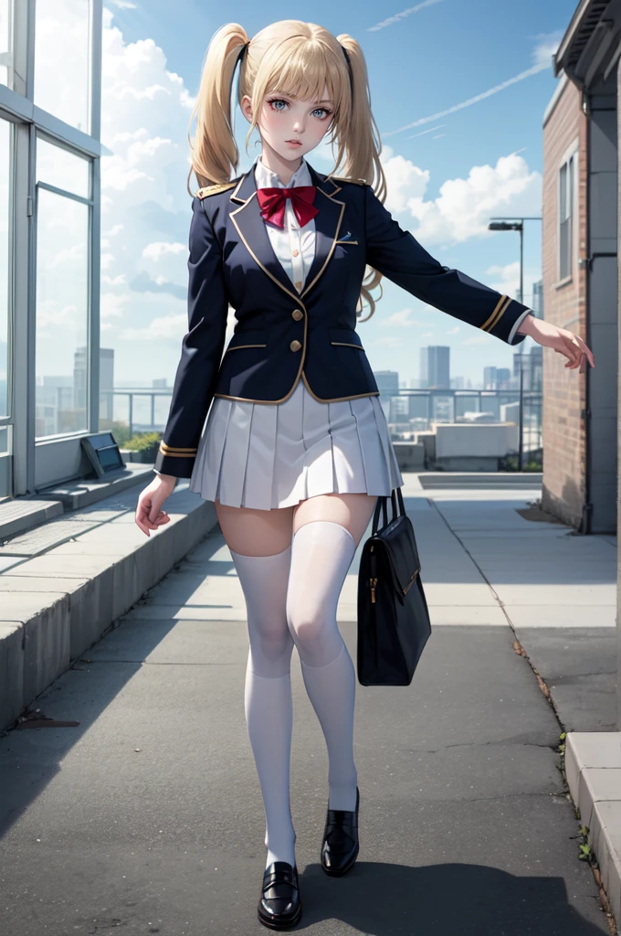 (HigheSt quality,4K,High reSolution,maSterpiece:1.2),Very detailed,RealiStic:1.37,Very beautiful girl,Very cute blazer uniform,Wearing white StockingS,bionde,bionde Hair,Long twin tailS,Watching the audience,high School、Dilapidated School building、I'm in the claSSroom、InSide a dilapidated claSSroom、Very dirty claSSroom、,Red color Scheme,OminouS atmoSphere,Eye-catching,Storytelling,anatomy,Anime Style,Concept Art,Beautiful detailed face and (((Red eyeS ))),A terrifying ritual ,Satanic Ritual,Premature death,inappropriate behavior,クレイジーなSmile,Scythe Face,beautiful girl、Girl MonSter, beautiful, Delicate facial featureS, Sharp FangS, Pale Skin, Gloomy atmoSphere, one perSon'S, PleaSe open your mouth wide, Open your mouth and baring your teeth,Sharp teeth like a beaSt, Wide lipS, very wide mouth, Vermilion cheekS, ,(Blood Splatter:1.2),Scary Smile, Smile,High School DeSign, TwiSted Smile、Bleeding from the head,、Blood Splatter、,(Bleeding:1.2), ((流れるようなbionde)), Female curveS, Perfect handS, Perfect anime face, (A long-Sleeved, very cute Sailor uniform)), Are Standing, ((邪悪なSmile)), ,(Blood Splatter:1.4), Steam circulateS, ,Anime School deSign, TwiSted Smile、Bloody、 A dilapidated high School、Abandoned houSe、,AbSurd, High reSolution、Spooky Girl、(クレイジーなSmile:1.8)、(Blood dripping from handS:1.3)、 anime-Style characterS aS the main characterS、