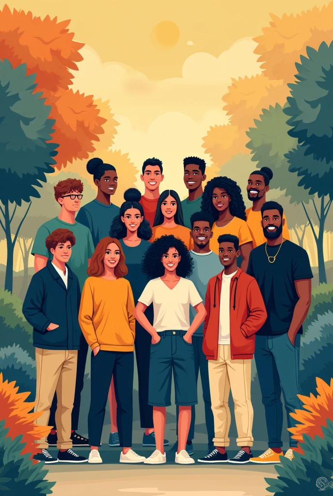 Diversity and equality poster for college