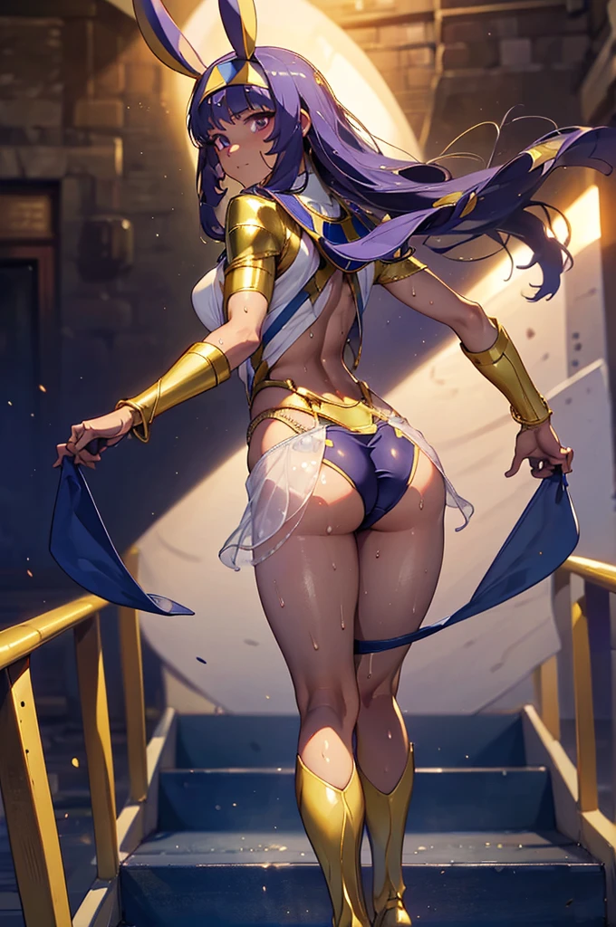 Nitocris,Nitocris(destiny), 1 person,(masterpiece:1.2),(Highest quality),(Super detailed:1.2),(High resolution),(Highest quality),(An illustration),8k,Cinema Lighting,(Written boundary depth),(Sophisticated lighting:1.2),Rear view of a woman riding a bicycle,(Racing Suits),(Racing Gloves),((Remember)),((Butt)),(Sweat),(hand,detailed,perfection,perfectionion,hands),(Take the train)