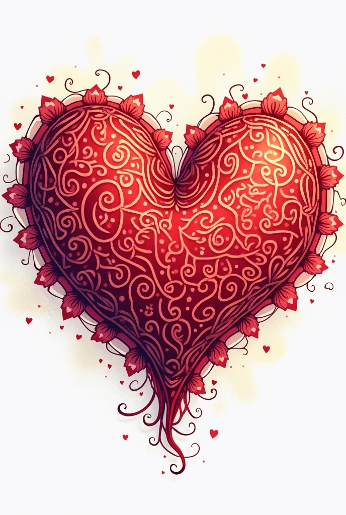 Can you create me a heart for a fabric print?