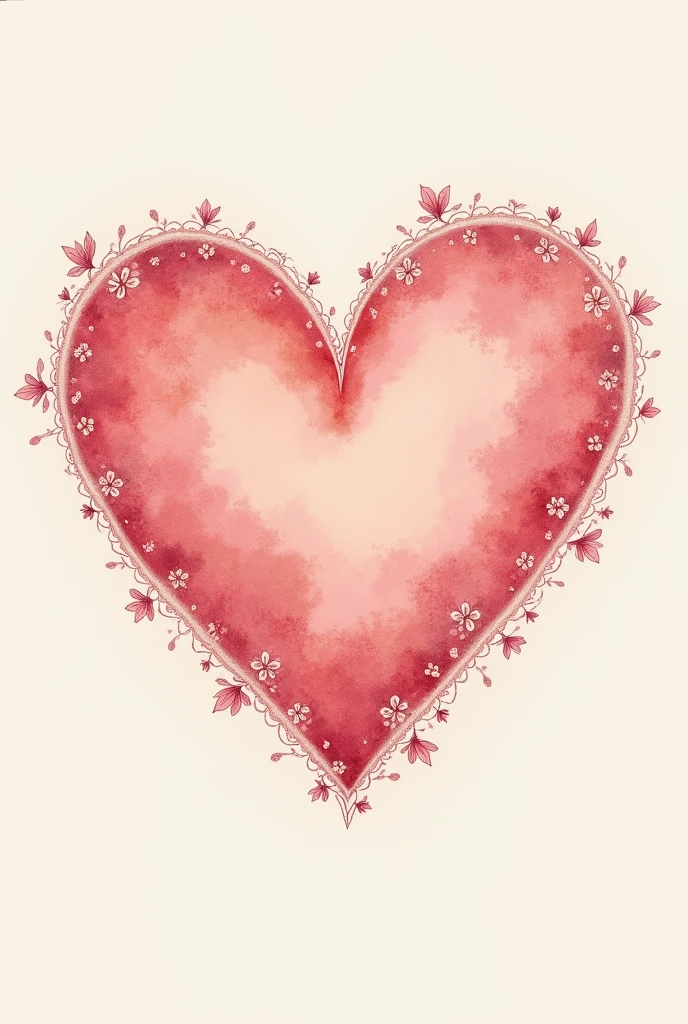Can you create me a heart for a fabric print for dresses?