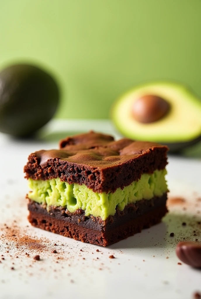 avocado brownie design for a company cover