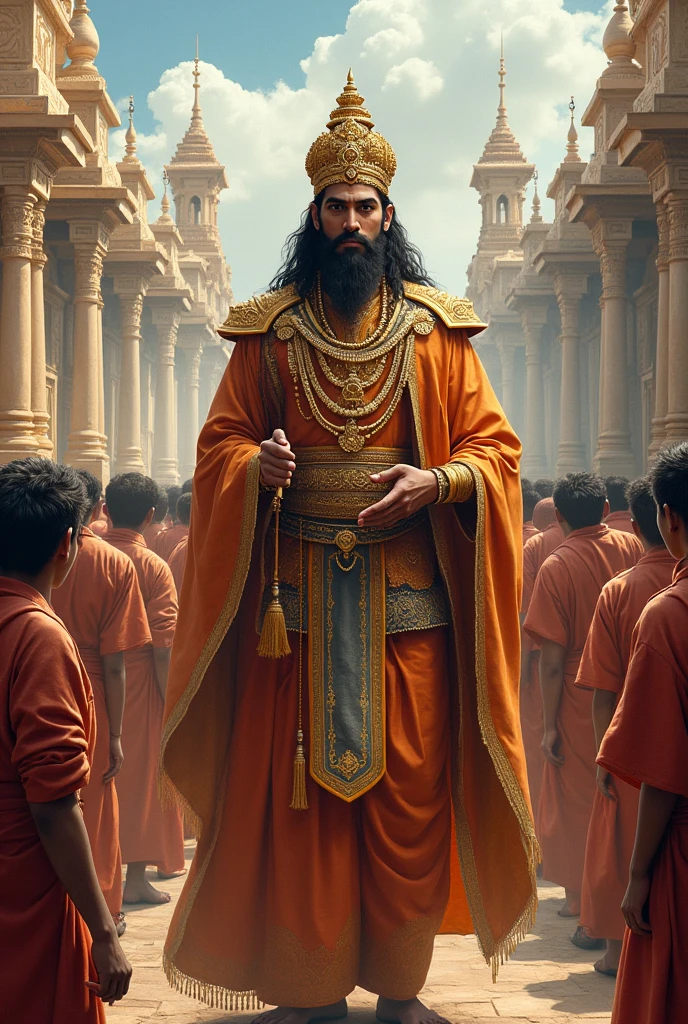  He was agreat devotee of Lord Vishnu. He ruled his kingdom remaining in thecapital city, named Avanti.