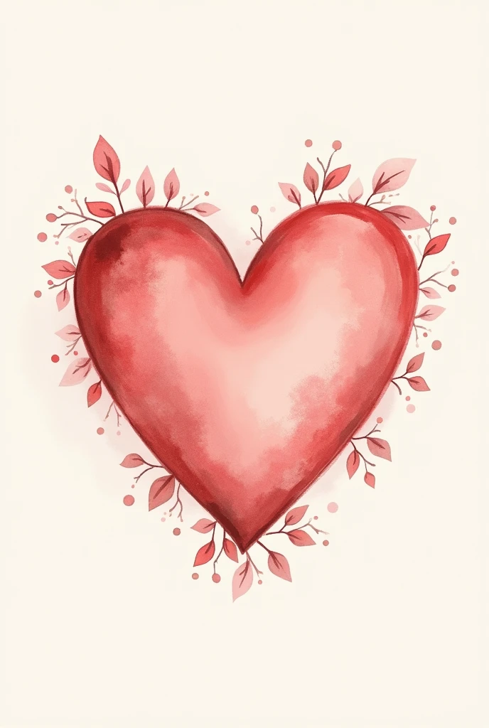 Can you create me a heart for a fabric print for dresses in illustration? 