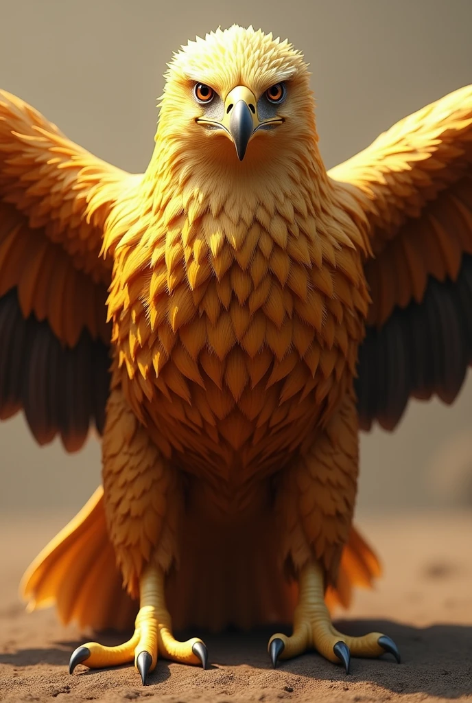 Royal Eagle front looking  golden colour 