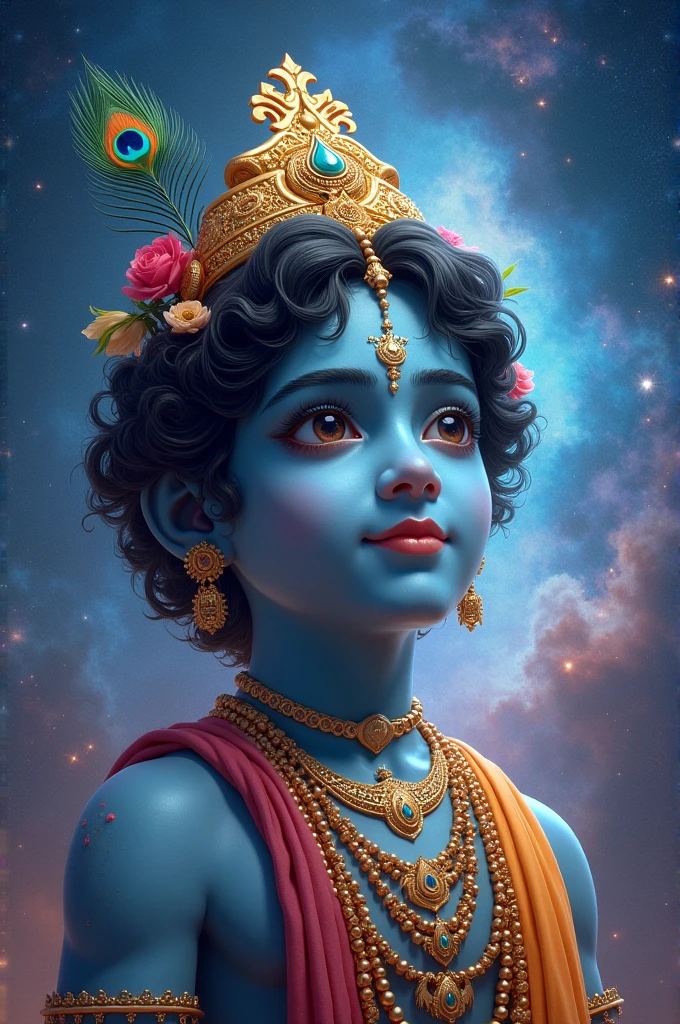 Krishna in galaxy