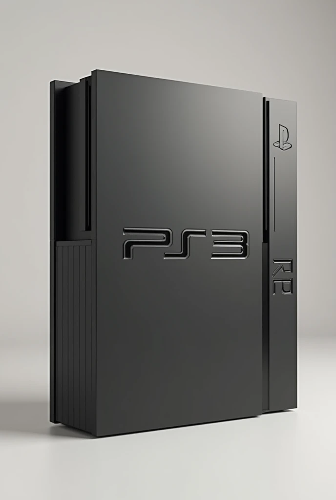 Custom PS3 case that has the letters PS3 in one corner and the letter RR in the other


