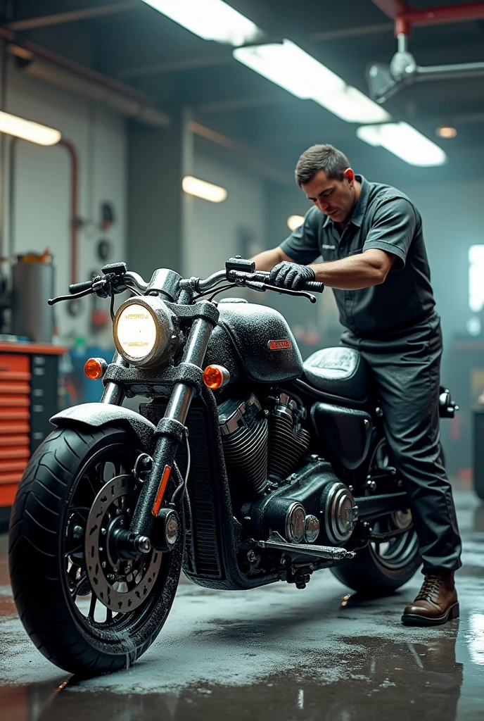 motorcycle wash
