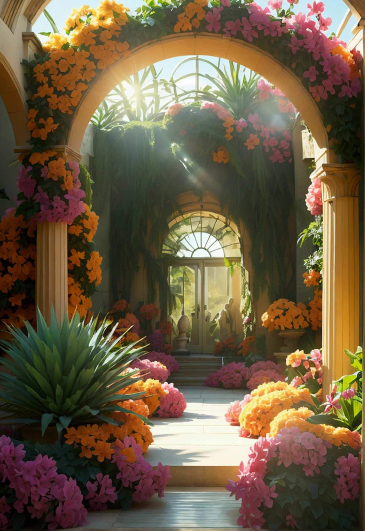 Celebrating the exuberance and diversity of botanical gardens, This collection uses floral prints, Bright colors and flowing fabrics to evoke a world of fantasy and nature.