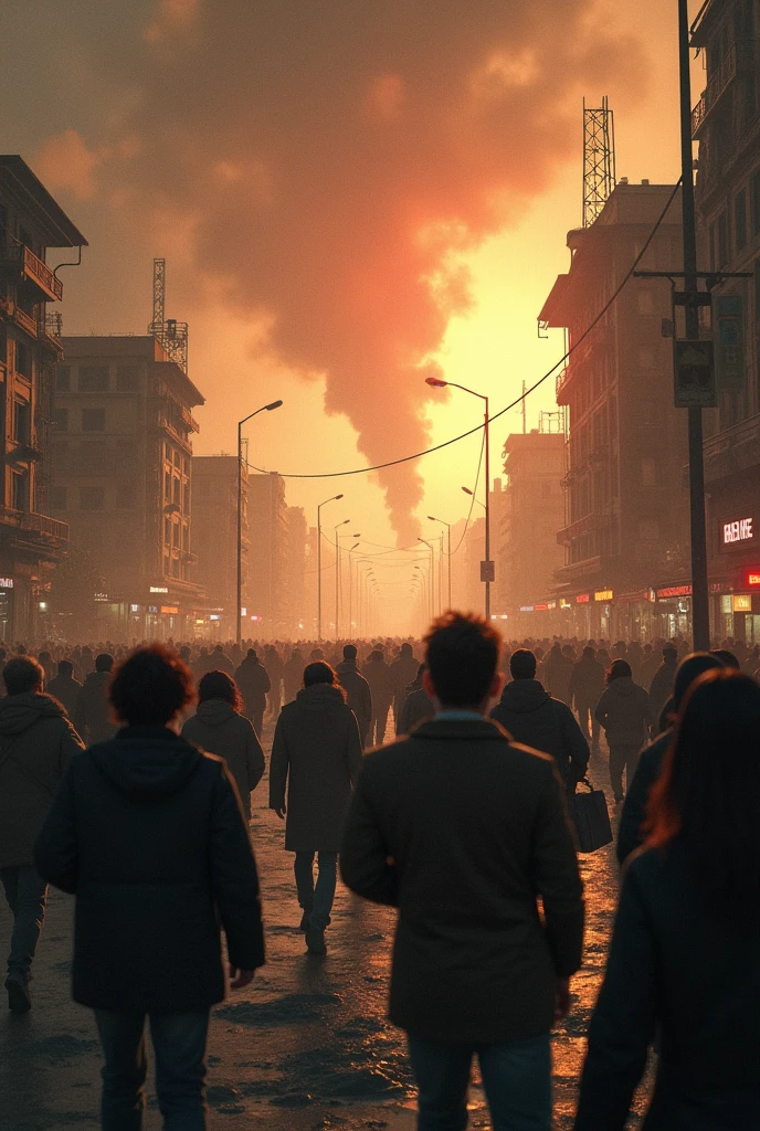 Many people with fear because of end of the earth
