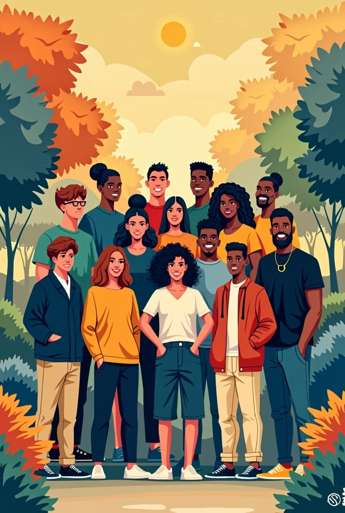 Diversity and equality poster for college