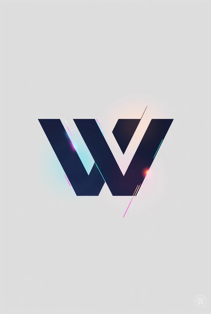 create a logo with a W
