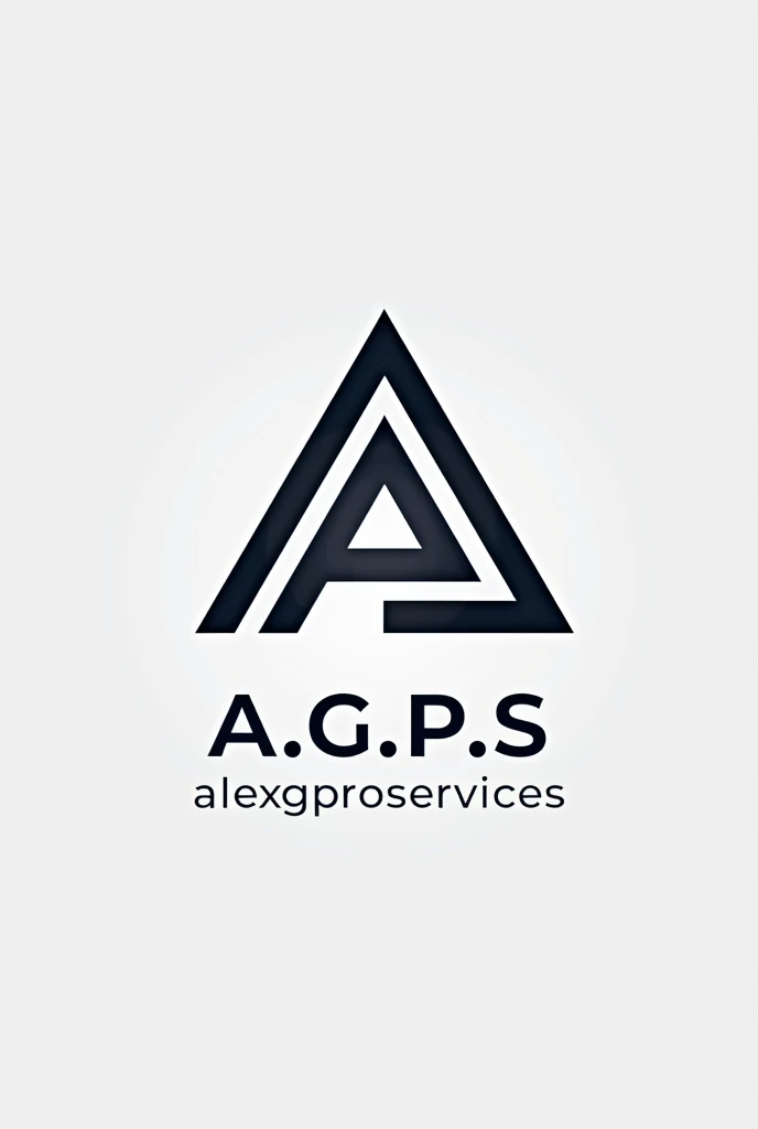 Create a profile picture for my company: that at the top has the initials Initials A.g.p.S y abajo diga ALEXgpROSERVICES (in small print, that it is striking