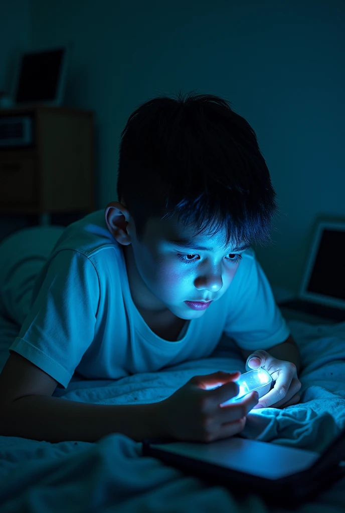 Digital poster of the bad effects of too much using gadgets