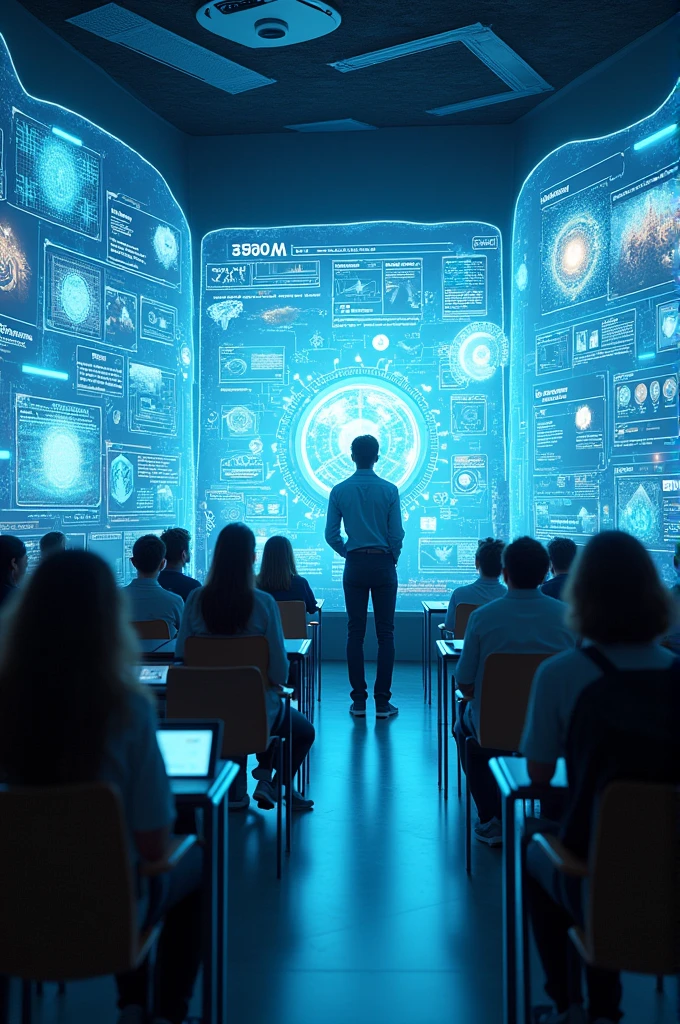 futuristic classroom