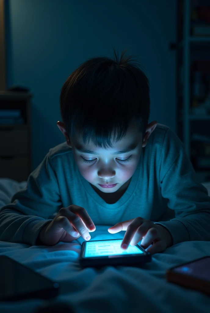 Digital poster of the bad effects of too much using gadgets