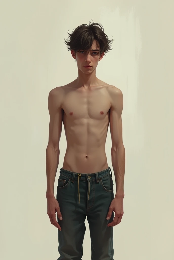 one boy stand her age 16 has no energy shirt less no abs no attractive boy
