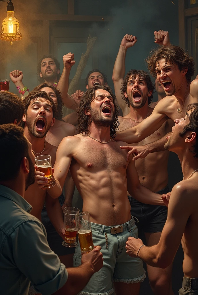 Drinking alcohol, getting drunk, singing sex songs