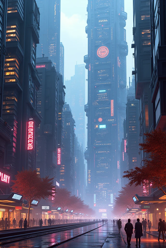 /imageni"A futuristic cityscape with towering skyscrapers and neon lights, bustling streets below, set in a vertical 9:16 aspect ratio."
---ar 9.16