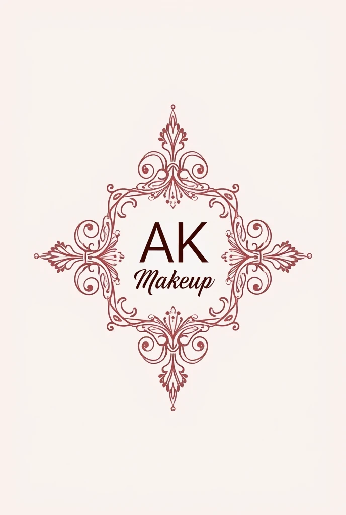 Create “AK MAKEUP” logo with beautiful designs