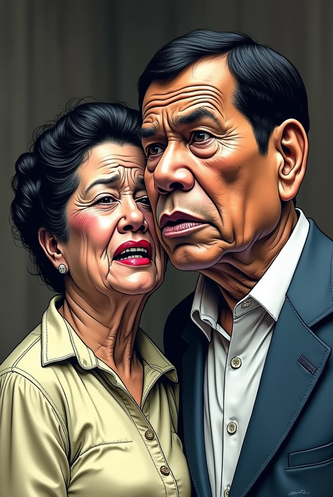 duterte on marcos sr. burial editorial cartoonist with imelda crying
